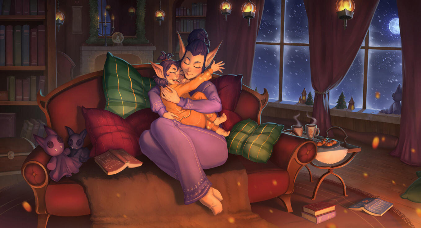Christmas evening