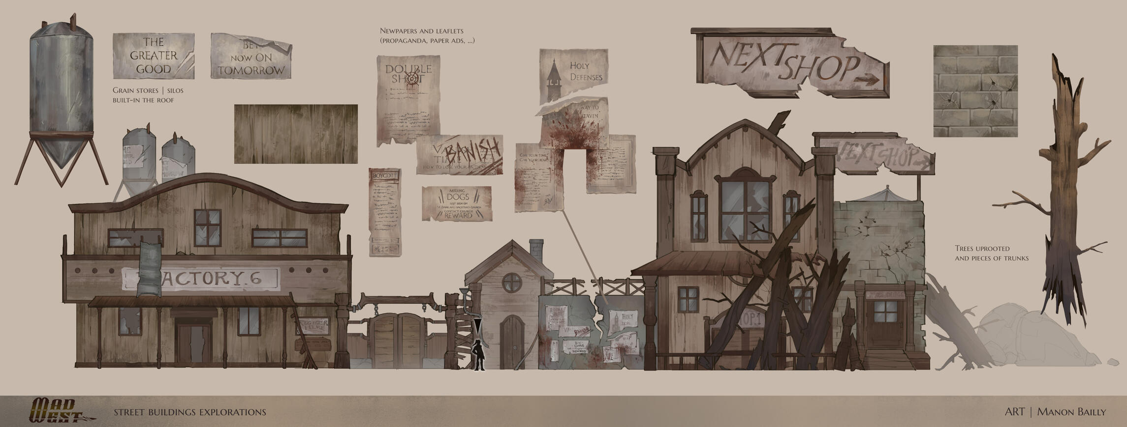 Street buildings
