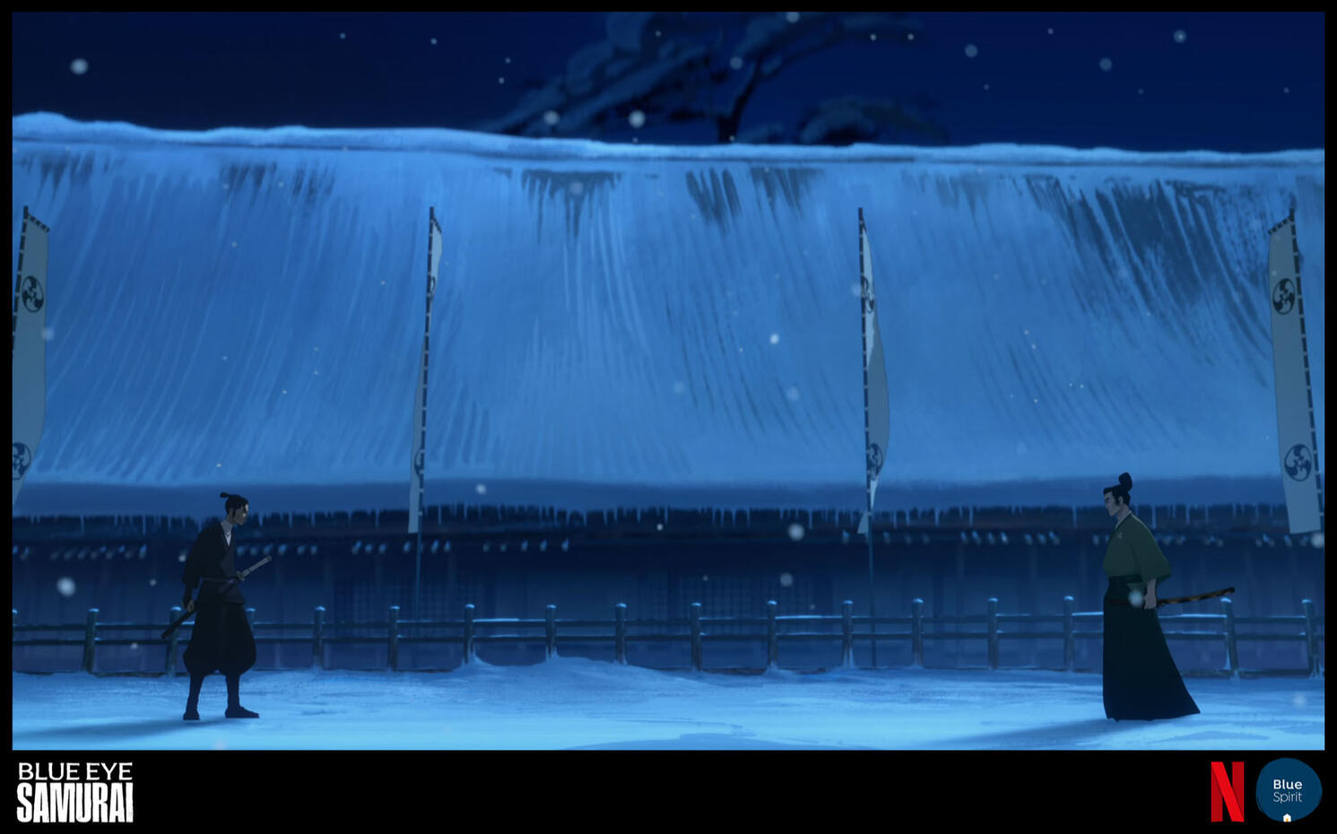 Blue Eye Samurai background