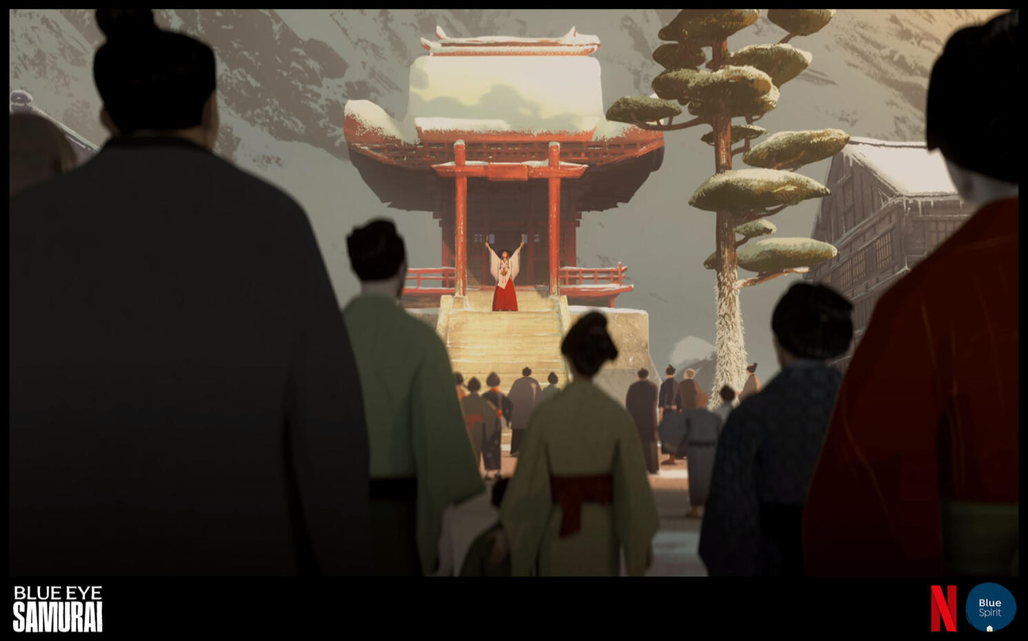 Blue Eye Samurai background
