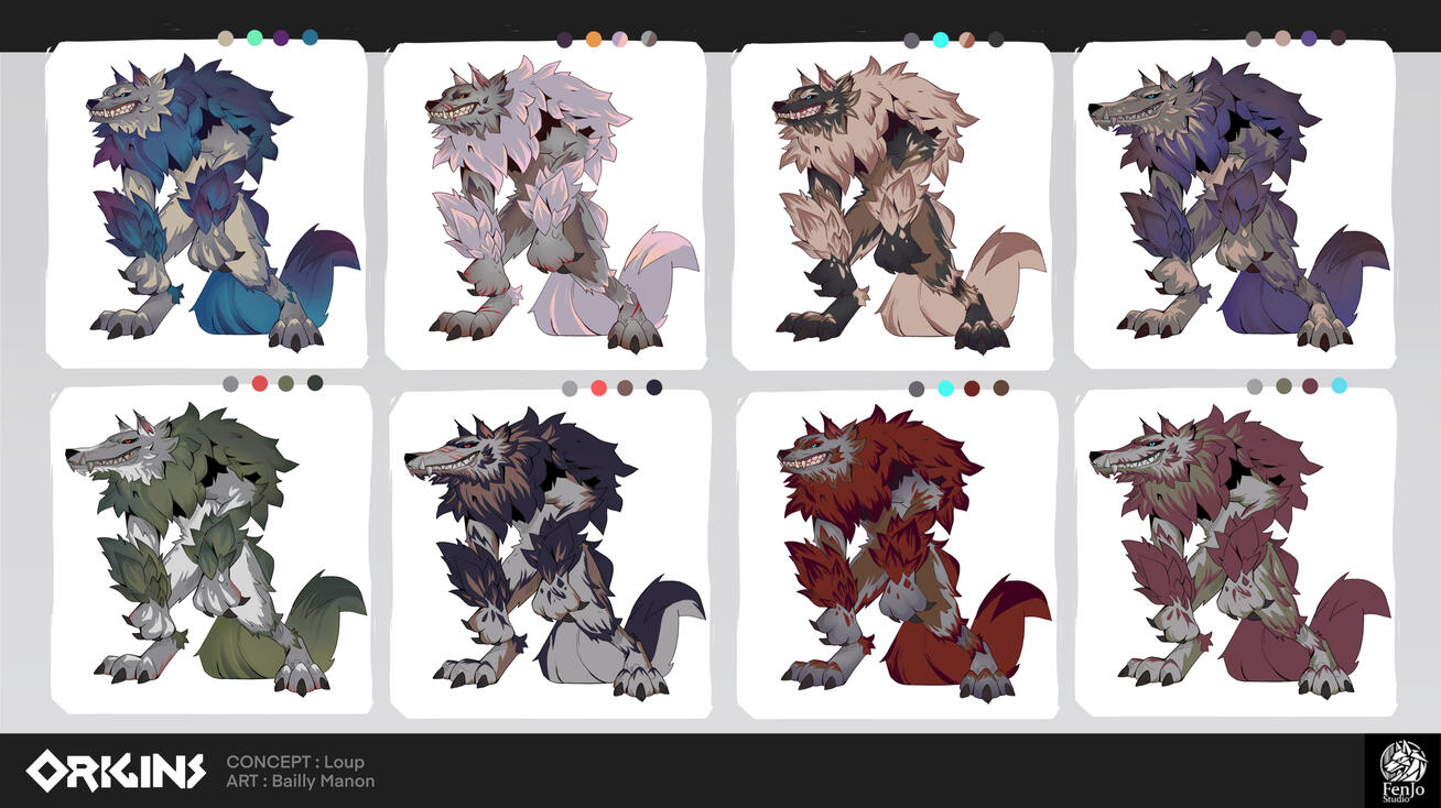 Wolf colors