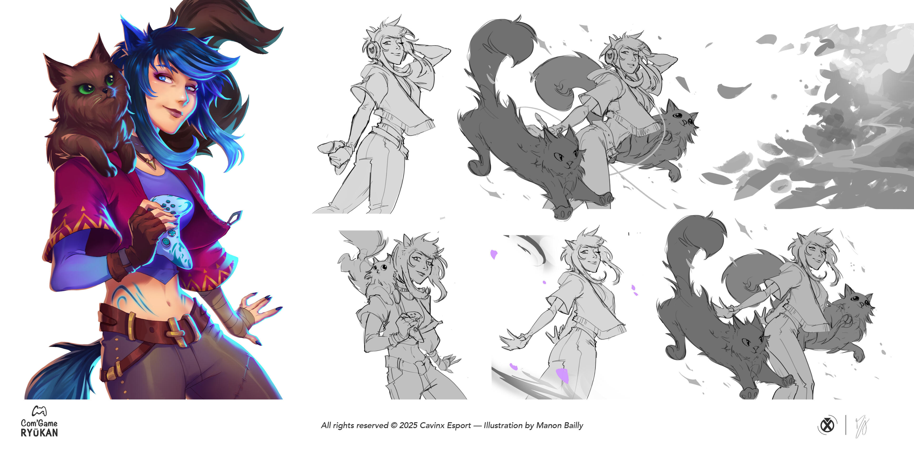 Cavinx Esport banner roughs