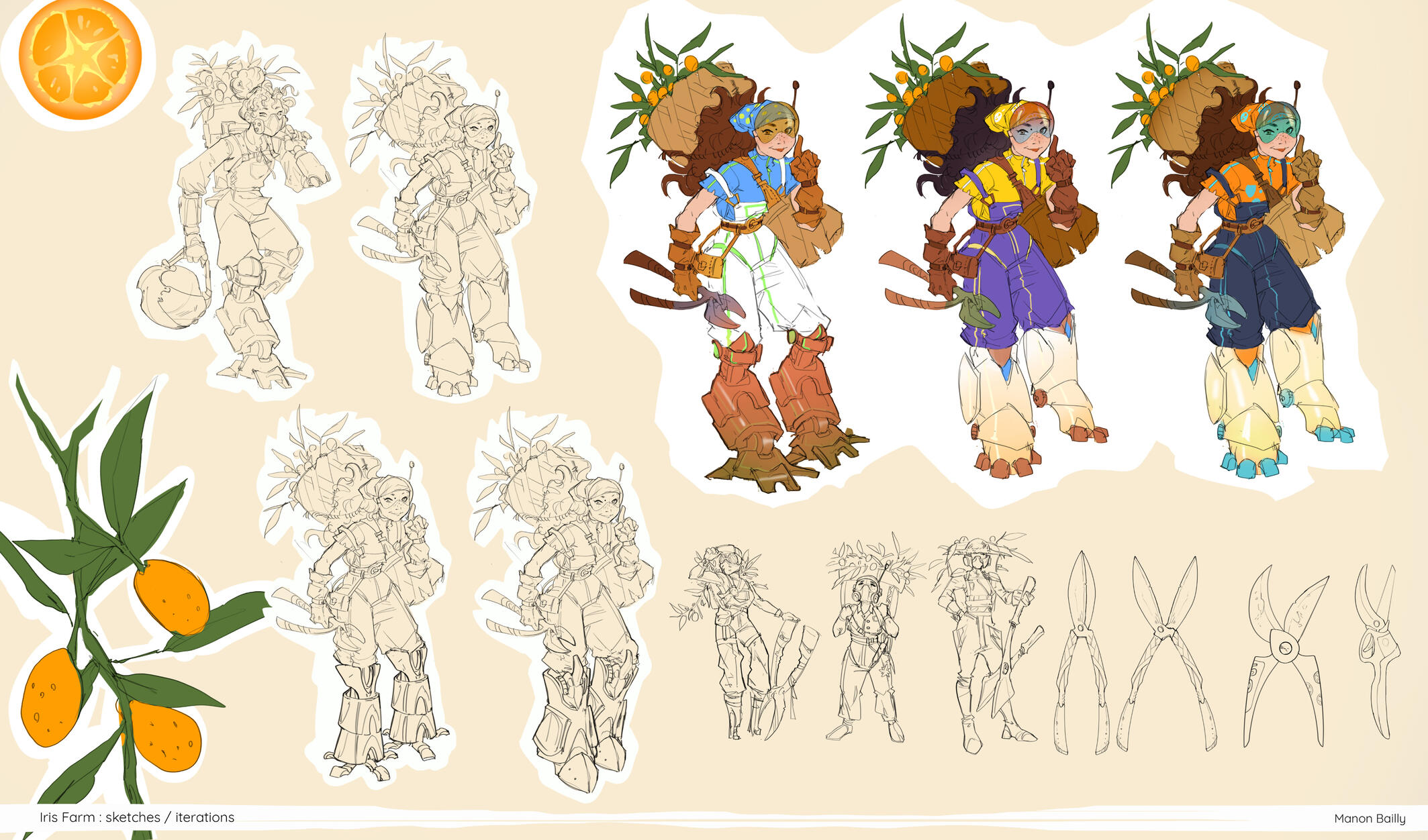 Iris Farm sketches Iris Farm sketches